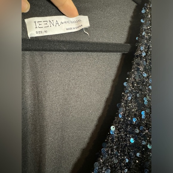 👗NWT! Mac Duggal Sequin Long Sleeve Dress - Picture 8 of 10